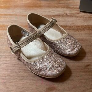 Toddler Girls glitter ballet flats